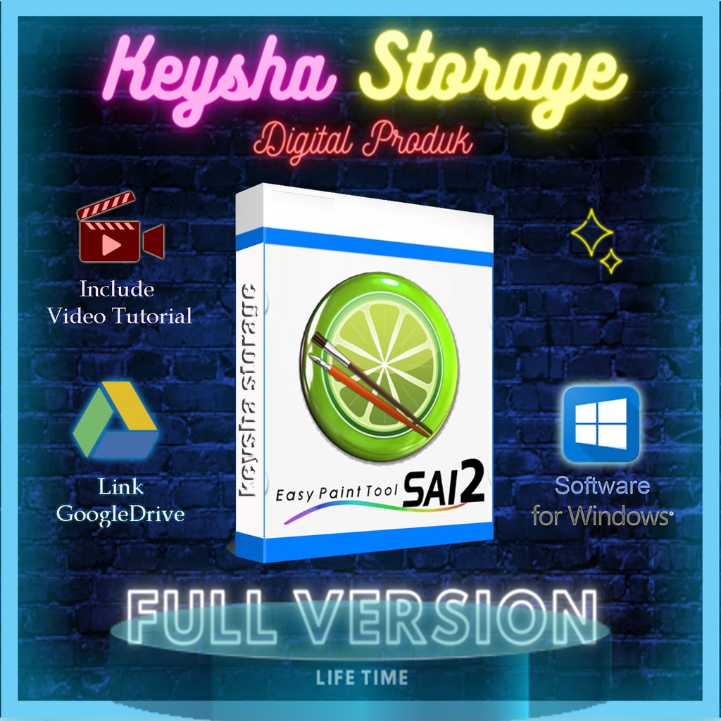 Jual Premium Paint Tool SAI 2 Full Version Lifetime Windows Shopee