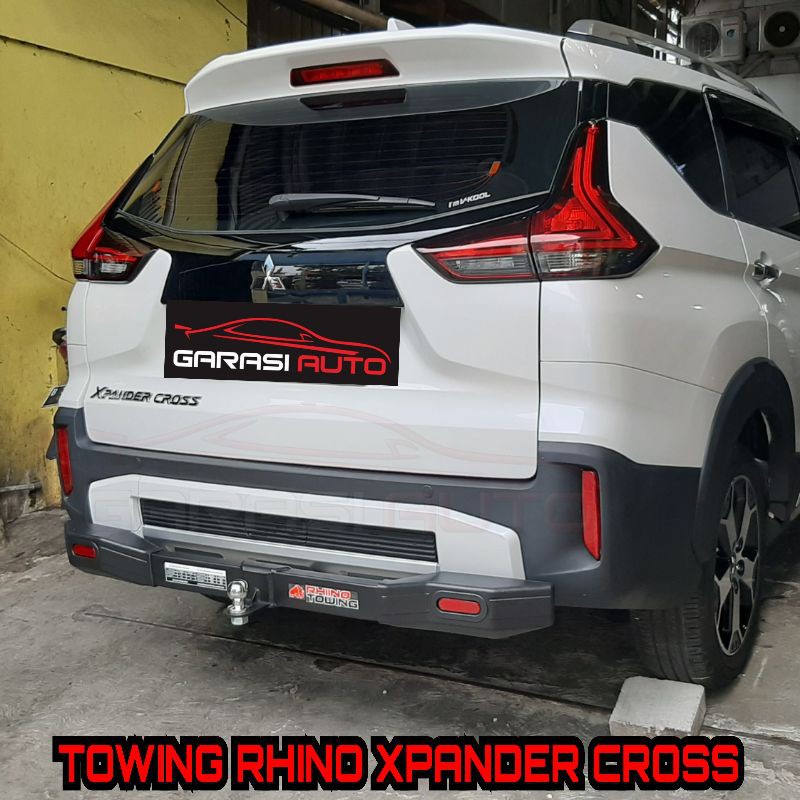Jual Paket Tanduk Depan Belakang Xpander Cross Towing Bar Bumper Guard Original Rhino Bahan