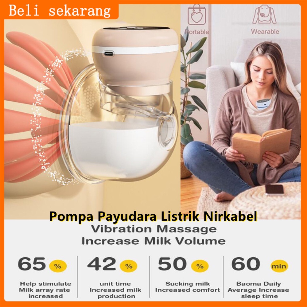 Jual Wearable Pompa ASI Elektrik/Handsfree Wireless Electric Breast