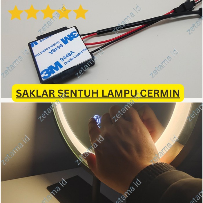 Jual Tombol Sensor Sentuh Lampu Kaca Cermin / Touch Control Mirror On ...