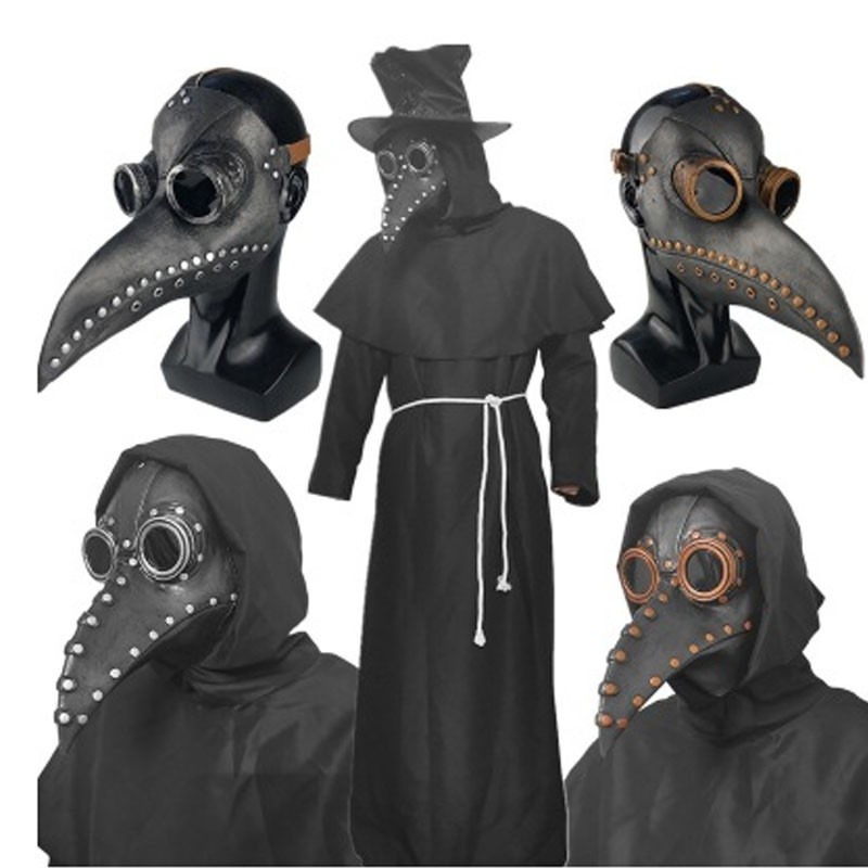 Jual Topeng Plague Doctor Schnabel Paruh Baya Bahan Latex Untuk Pesta