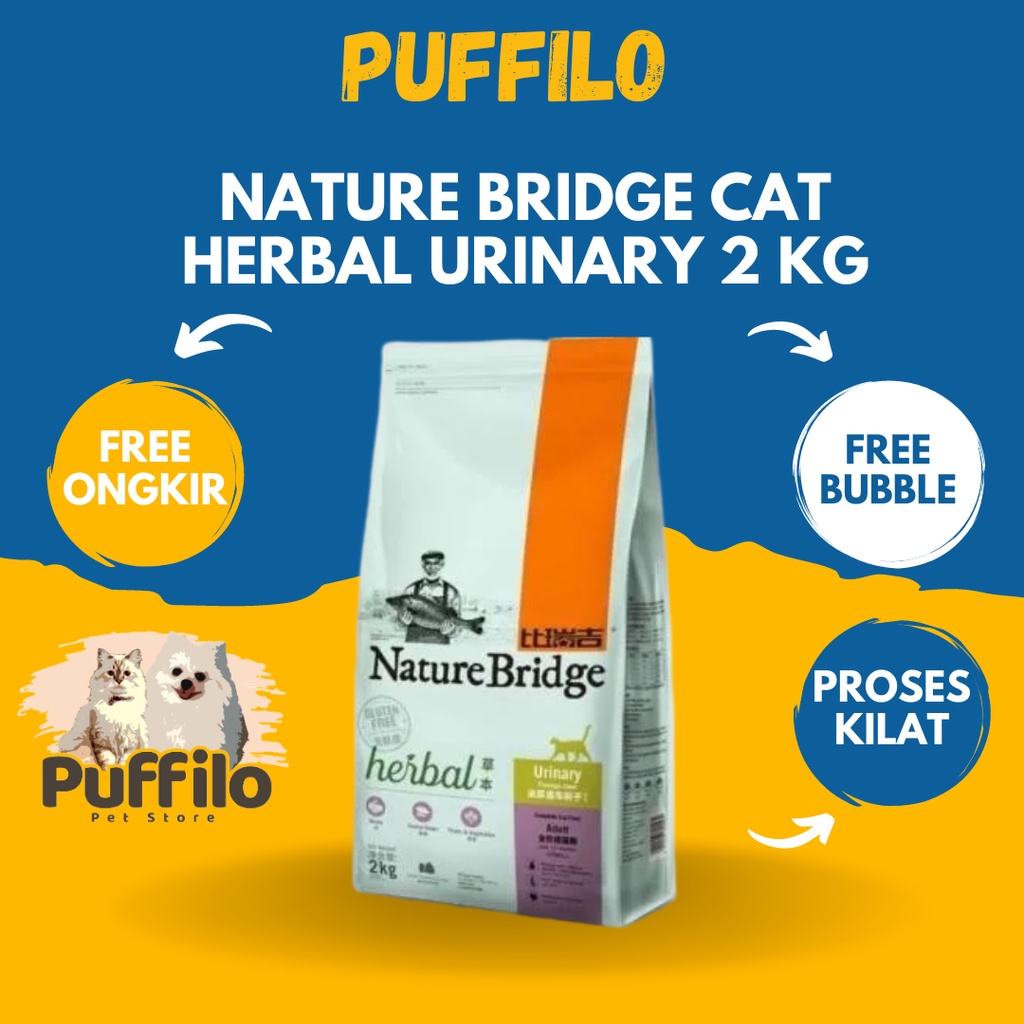 Jual NATURE BRIDGE CAT HERBAL URINARY CARE 2KG Shopee Indonesia