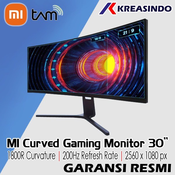 Jual XIAOMI MI Curved Gaming Monitor 30" 30 Inch 1800R WFHD 200Hz Resmi ...