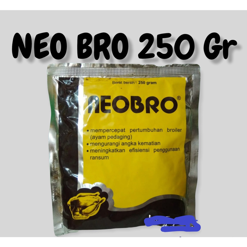 Jual NEOBRO 250 GRAM VITAMIN OBAT MASA PERTUMBUHAN AYAM BEBEK DAYA ...