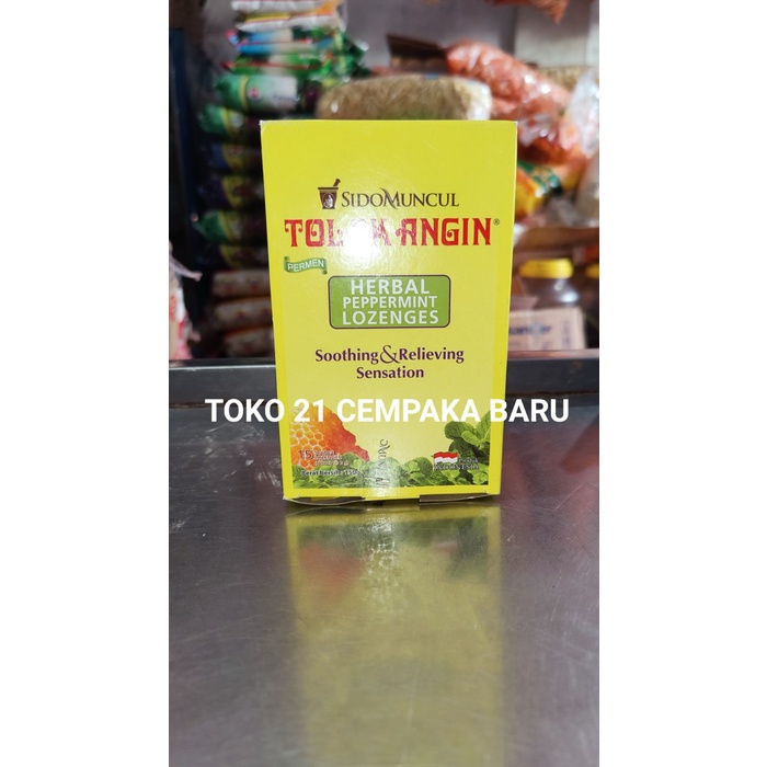 Jual Permen Tolak Angin Kuning 1 BOX isi 15 sachet | Sidomuncul Masuk ...