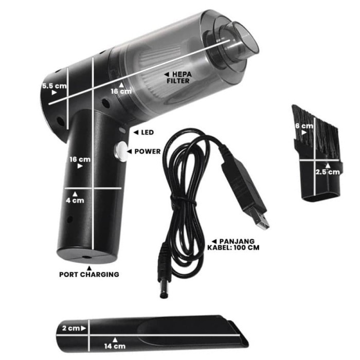 Jual Stevarc Vacuum Cleaner Mini Portable ORIGINAL DP | Shopee Indonesia
