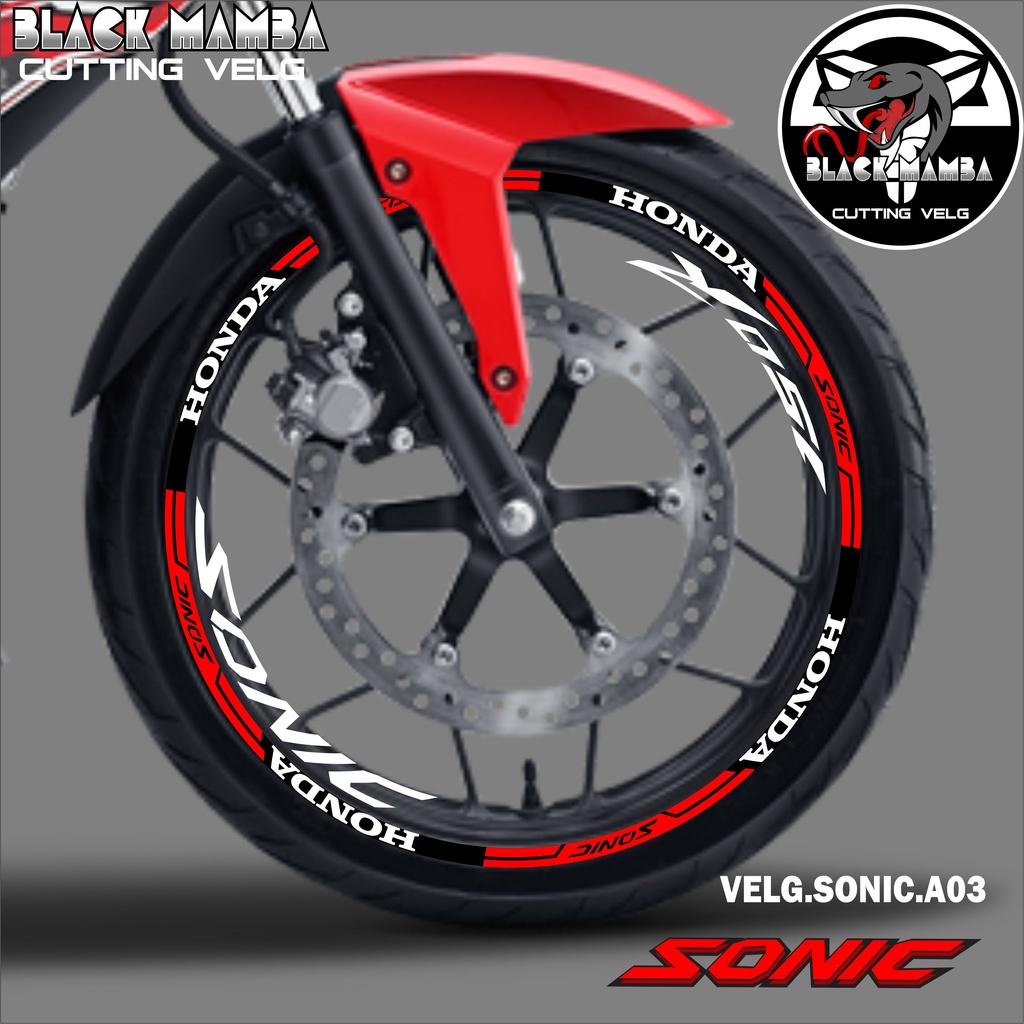 Jual Cod Cutting Sticker Velg Honda Sonic A Stiker Lis List