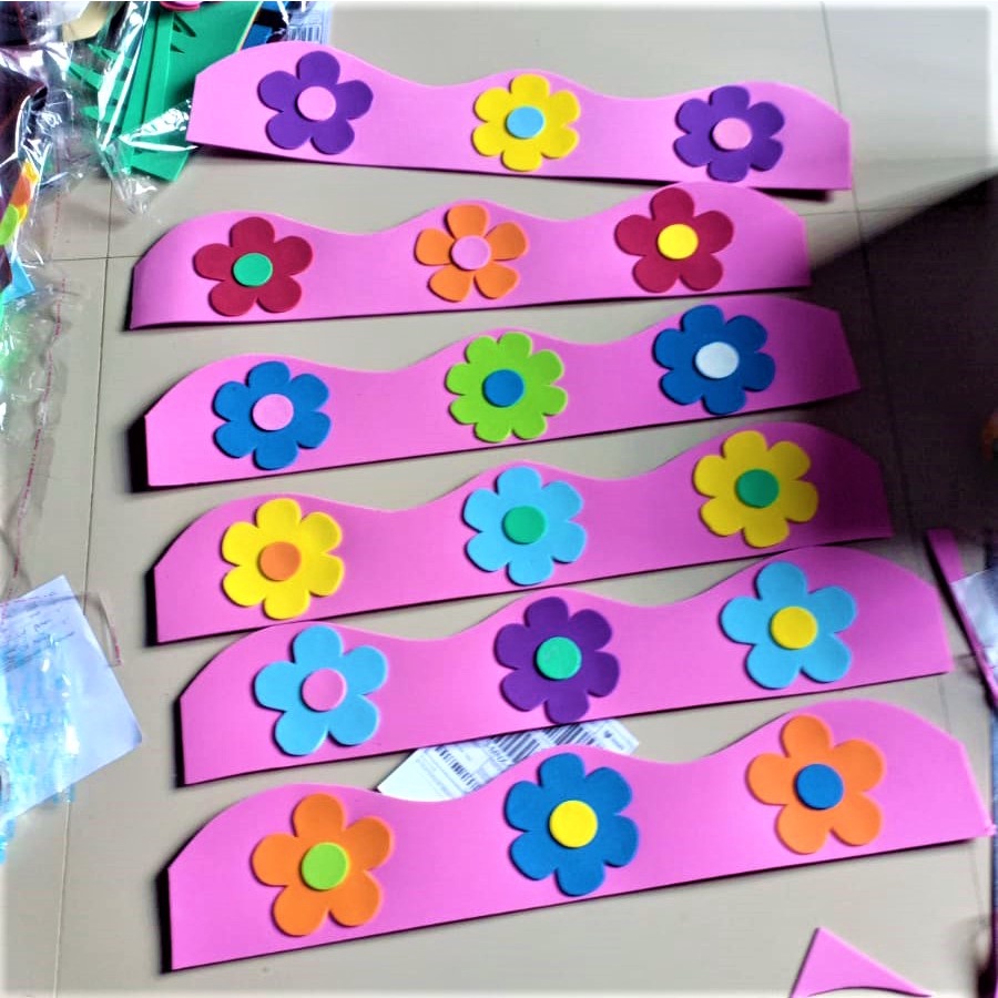 Jual List Spon Bahan Hiasan Dinding Kelas Bunga Rumput Untuk Papan