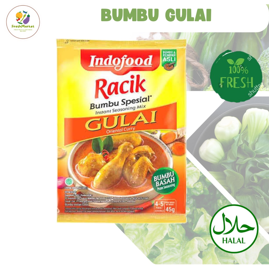 Jual Bumbu Racik Instant Gulai Indofood 1 Sachet Freshmarketlampung ...