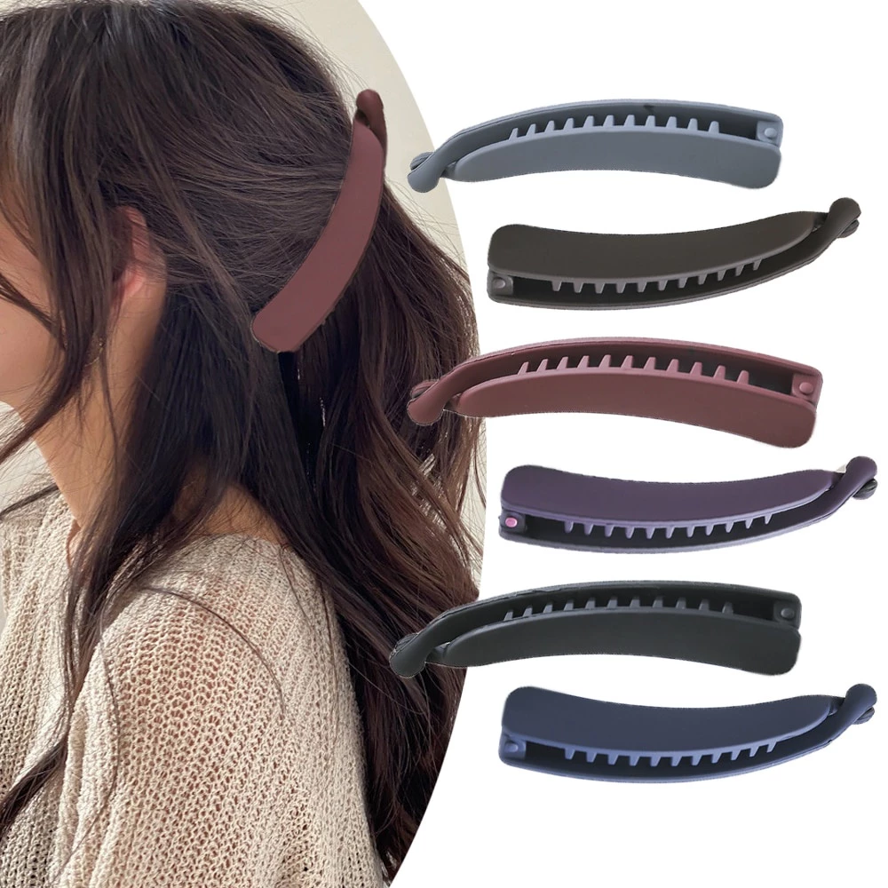Unik88 Jepit Rambut Pisang Doff Matte 11cm Wanita | AutoStock