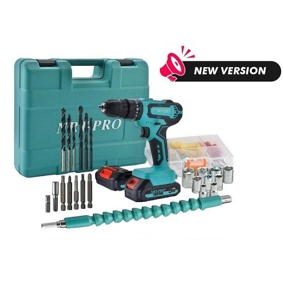 Jual NRT PRO Mesin Bor Charge Cordless Drill NRT PRO DC 340 NEW