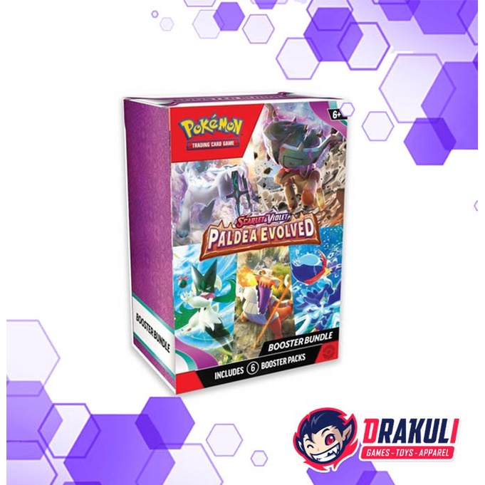 Jual TCG Pokemon Scarlet & Violet Paldea Evolved SV2 Booster Bundle ...