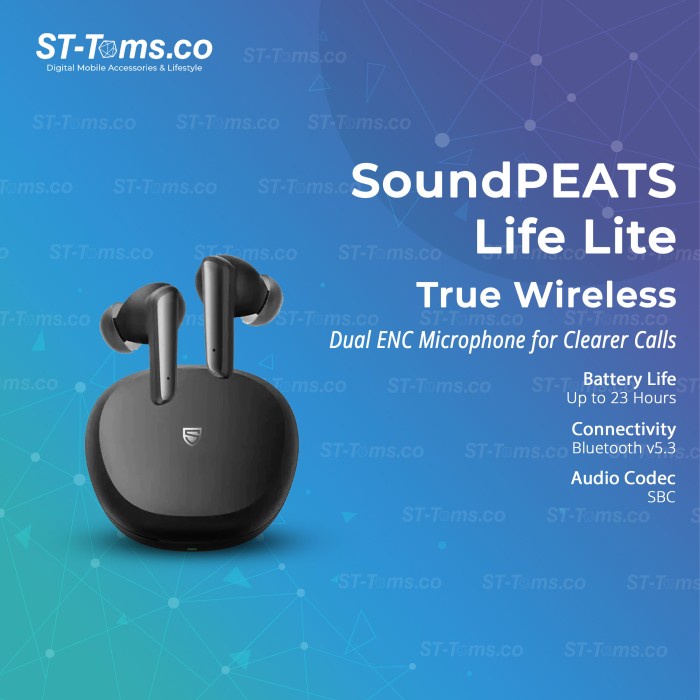 Jual SoundPEATS Life Lite True Wireless TWS Earbuds ENC Microphone 23 ...