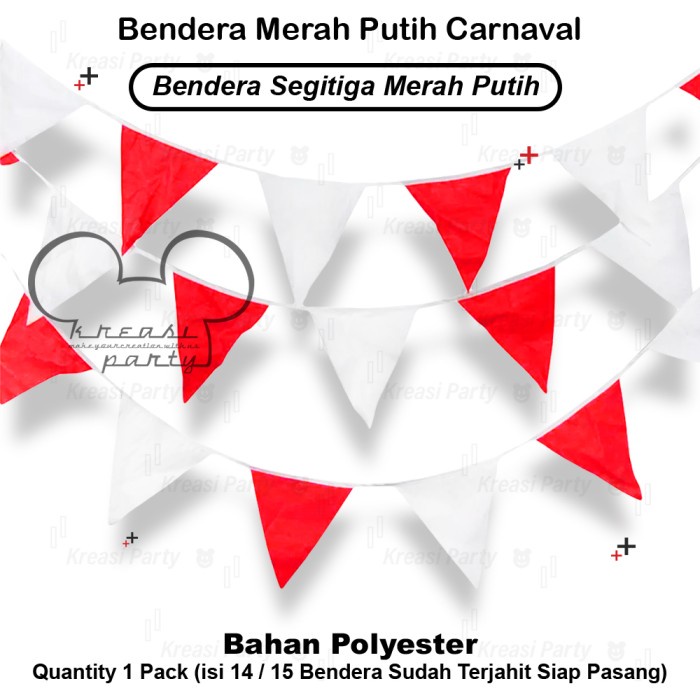 Jual Bendera Segitiga Kain Umbul Umbul Segitiga Bendera Karnaval Shopee Indonesia 9353