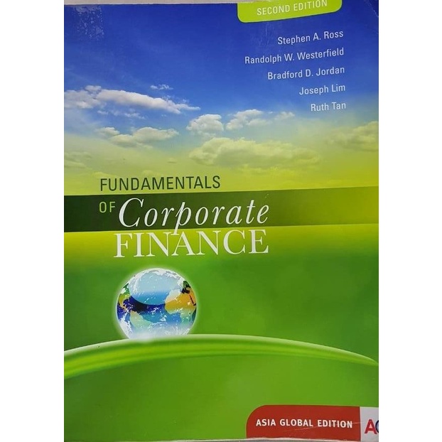 Jual Buku Fundamentals Of Corporate Finance 2nd Second Asia Global ...