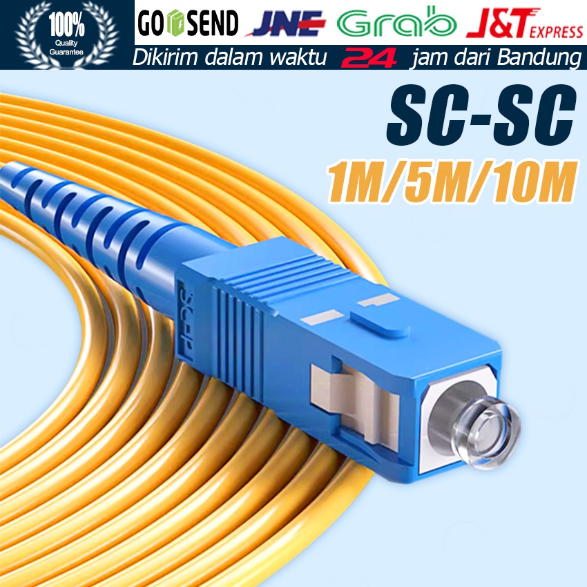 Jual 1M/5M/10M Patchcore Fiber Optic JOLINK 3mm / Kabel Patchcord Patch ...