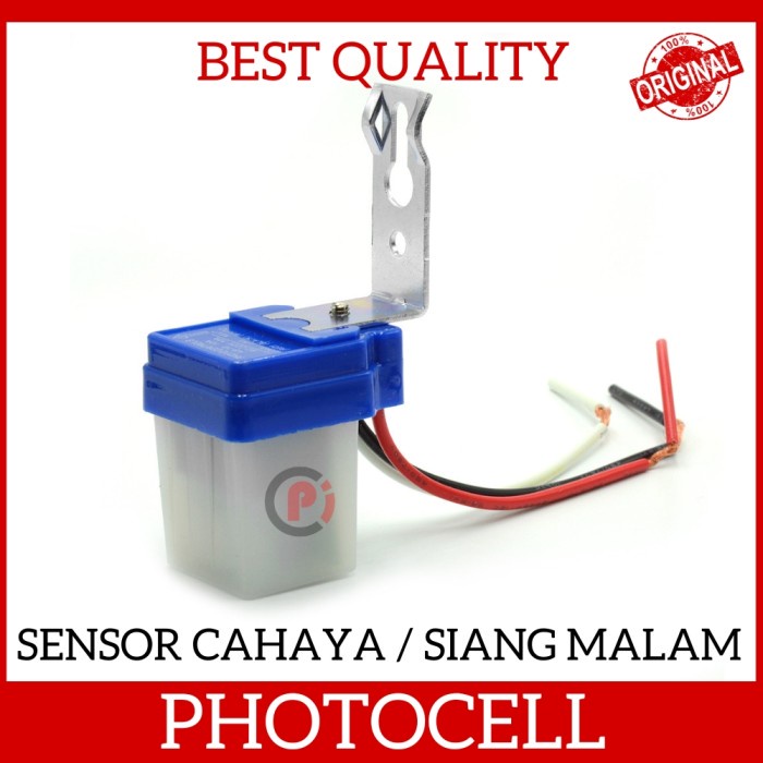 Jual Photocell Photo Cell Sensor Cahaya Kontrol Lampu Siang Malam ...