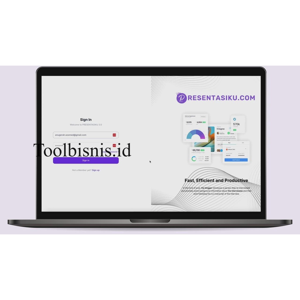 Jual Presentasiku 3.0 Slide POWERPOINT Template Presentasi Profesional