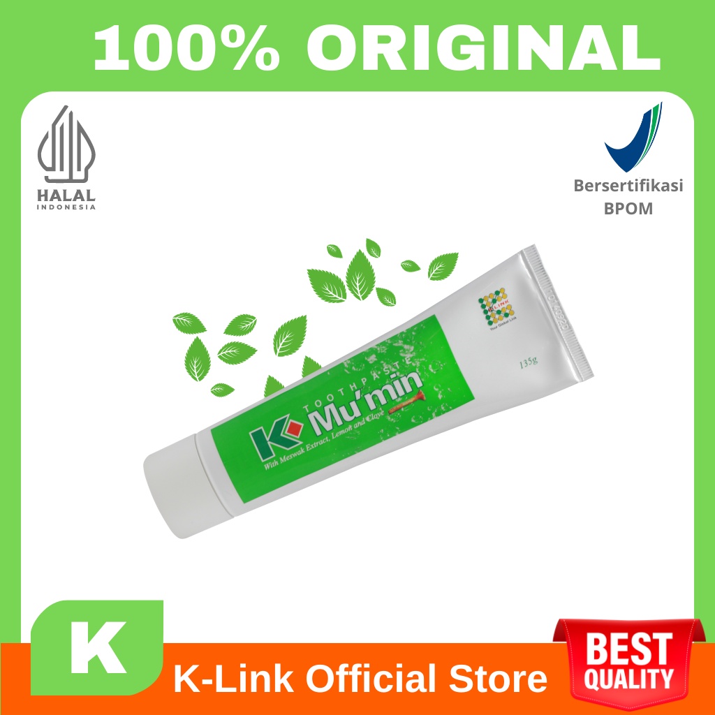 Jual K-MU MIN Toothpaste Pasta Gigi Herbal Siwak K link Original ...