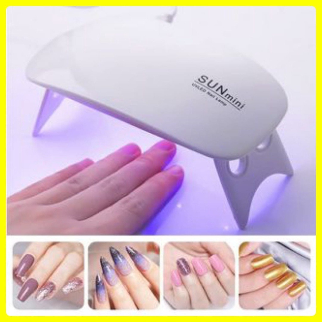 Jual PORTABLE SUN Mini UV LED Nail Lampu Pengering Cat Kuku Kutek alat