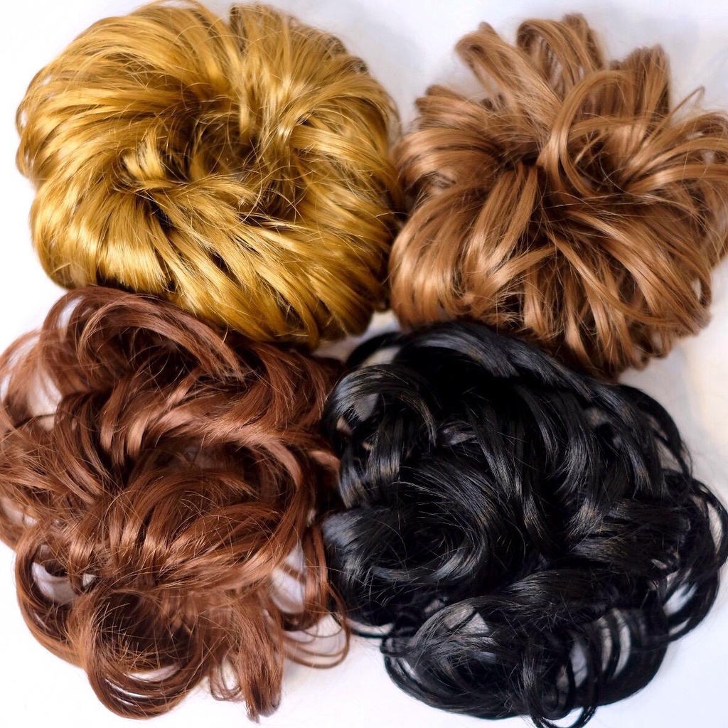 Jual Karet Ulir Premium Cepol Ulir Sanggul Rambut Palsu Aksesoris