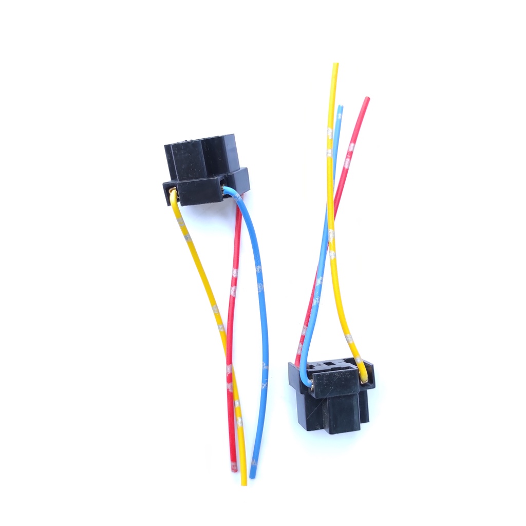 Jual Fiting Lampu H4 Soket Socket HS1 Bohlam Motor Mobil 3 Kabel Awet ...