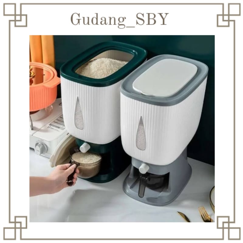 Jual GA Dispenser Beras 10 KG Rice Dispenser Tempat Wadah