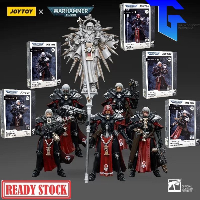 JOYTOY Warhammer 40K Adepta Sororitas Actionfigur - 1/18 Sammlerfigur Mit Zubehör