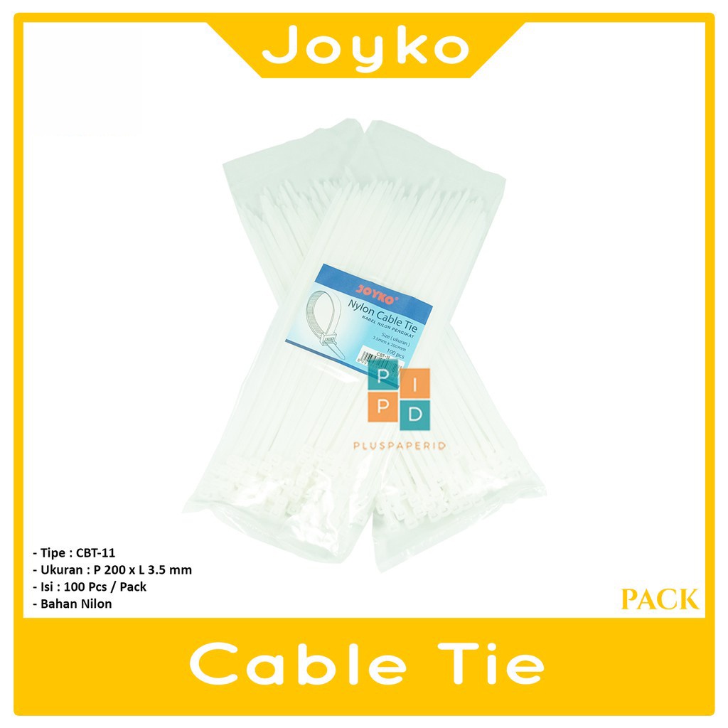 Jual JOYKO - Cable Ties Nylon CBT-11 Putih - Pack | Shopee Indonesia