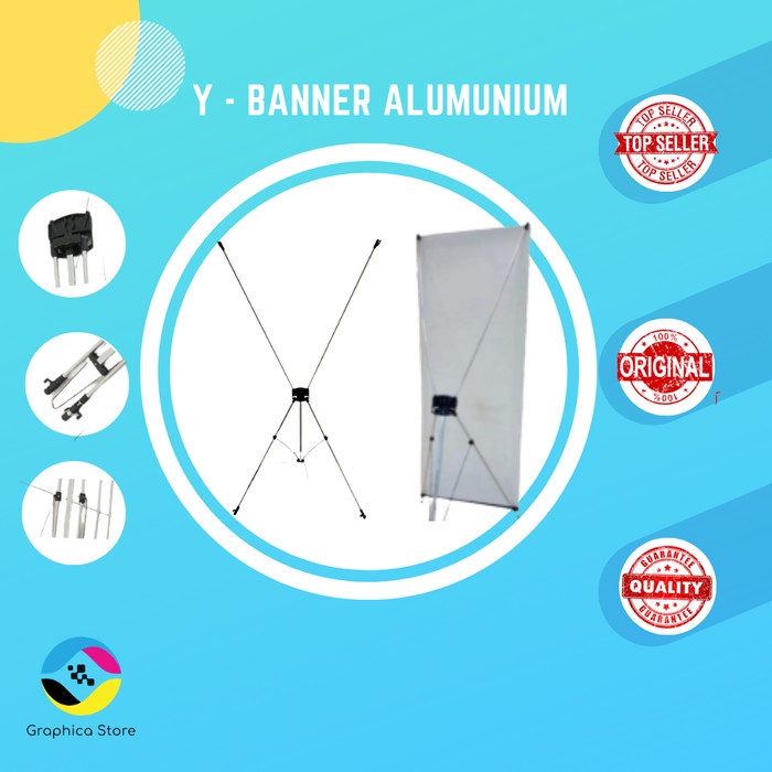 Jual Rangka Y BANNER Alumunium 60 X 160 Cm | Shopee Indonesia