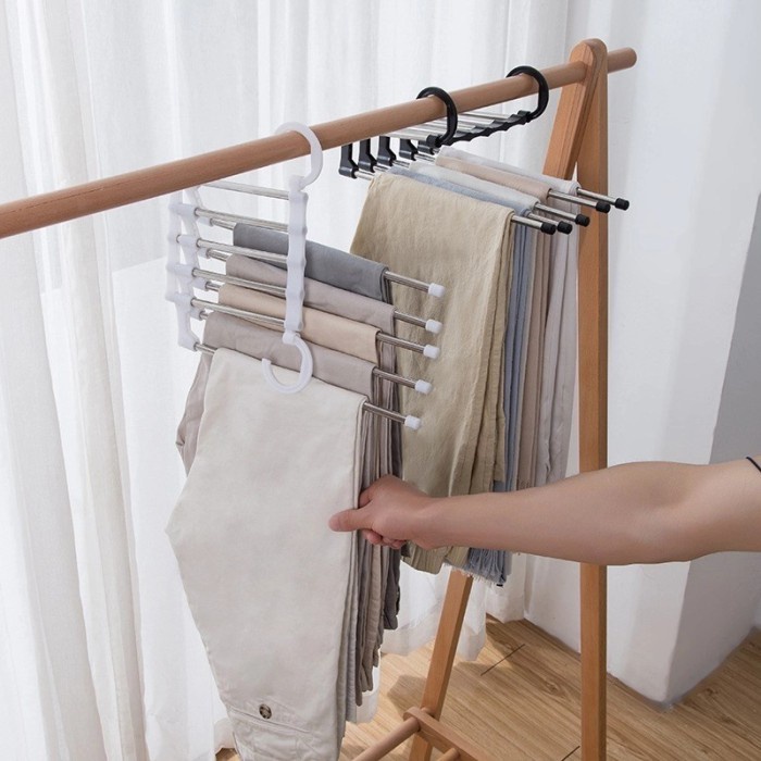 Jual multi functional pants rack PREMIUM EE | Shopee Indonesia