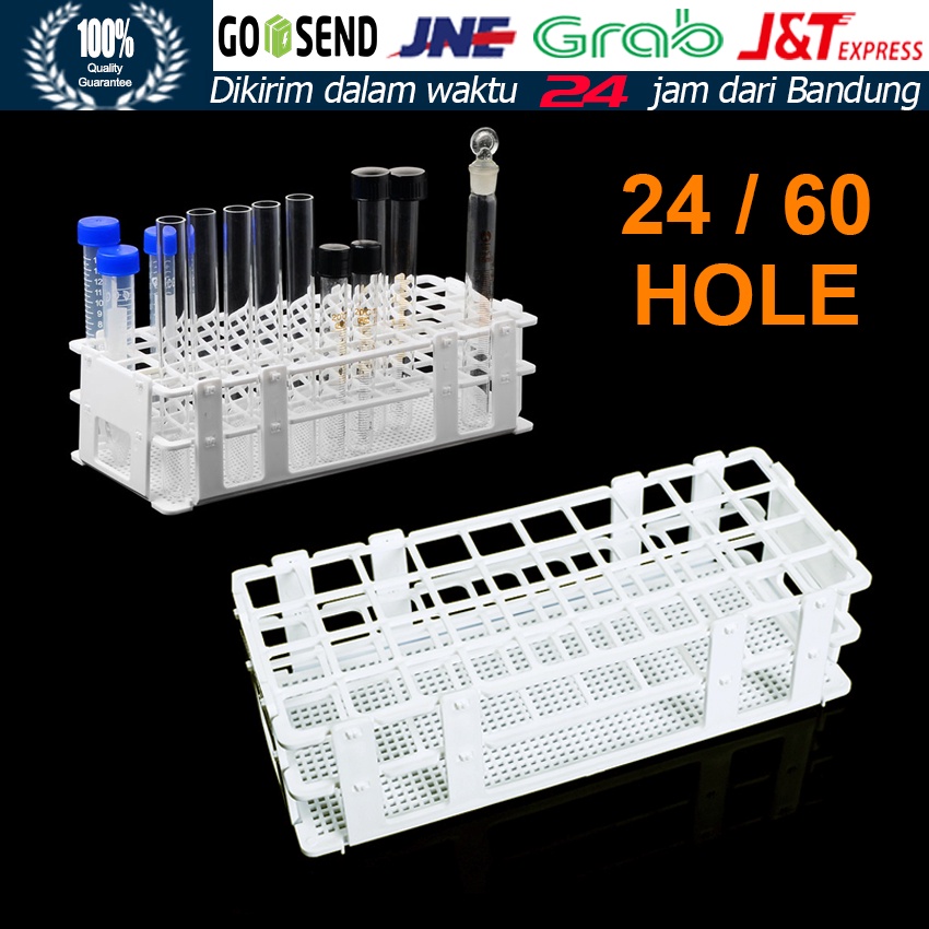 Jual 24/60 Lubang Rak Test Tube Plastik / Rak Tabung Reaksi ...