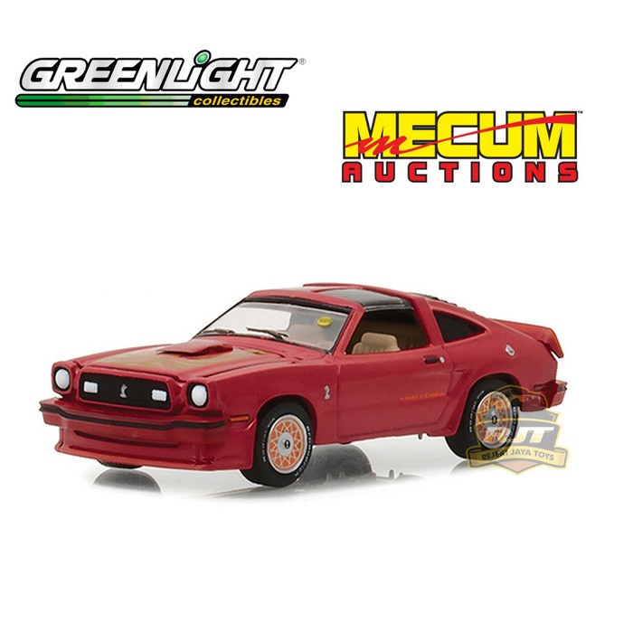 GREENLIGHT, FORD Mustang II King Cobra 1978 Argent, échelle 1/18