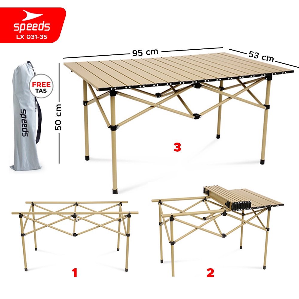 Supreme 良けれ x Coleman Folding Table Set Red