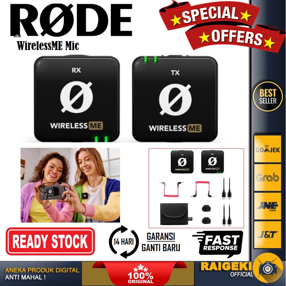 Jual Rode Wireless ME Compact Wireless Microphone Rode WirelessME Mic ...