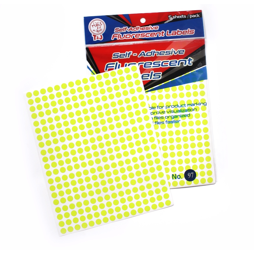 Jual TOM & JERRY - Color Dot Label 97 Warna Kuning - Pad | Shopee Indonesia