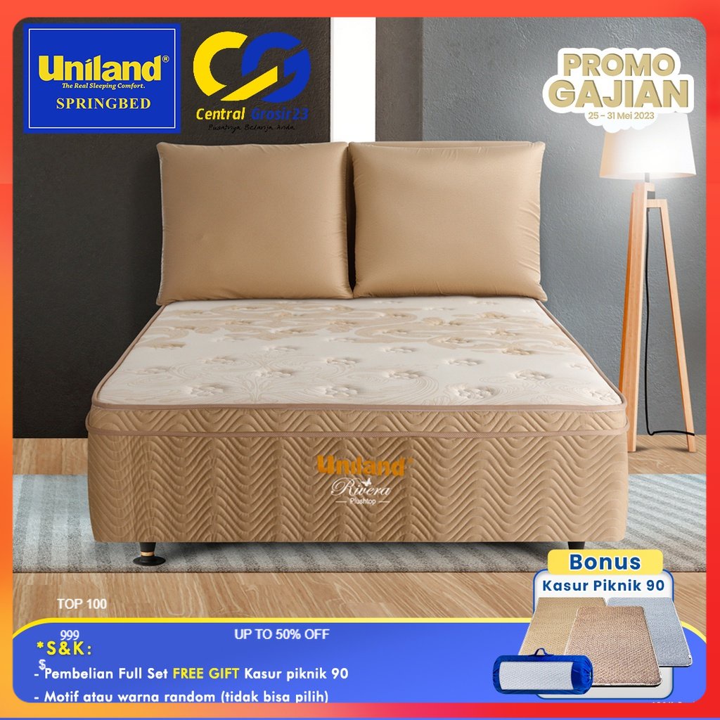 Jual Uniland Springbed Multibed Rivera Cozybed Plushtop Kasur Spring