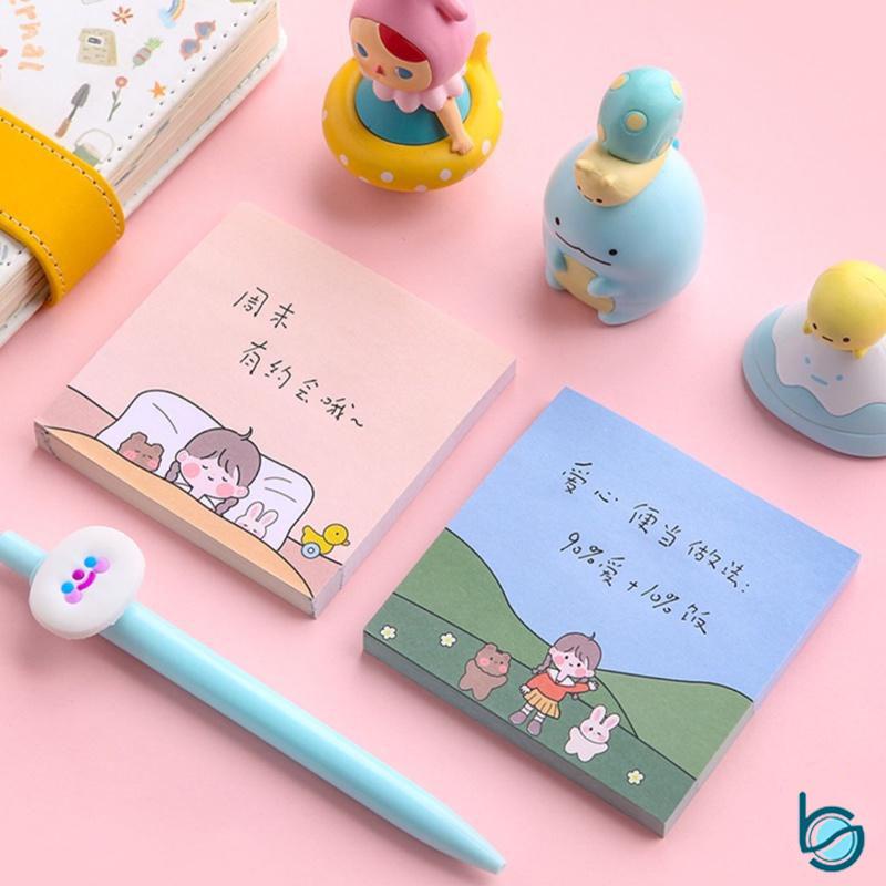 Jual Sticky Note Memo Kecil Isi 50 Lembar Motif Lucu - Best Stationary ...