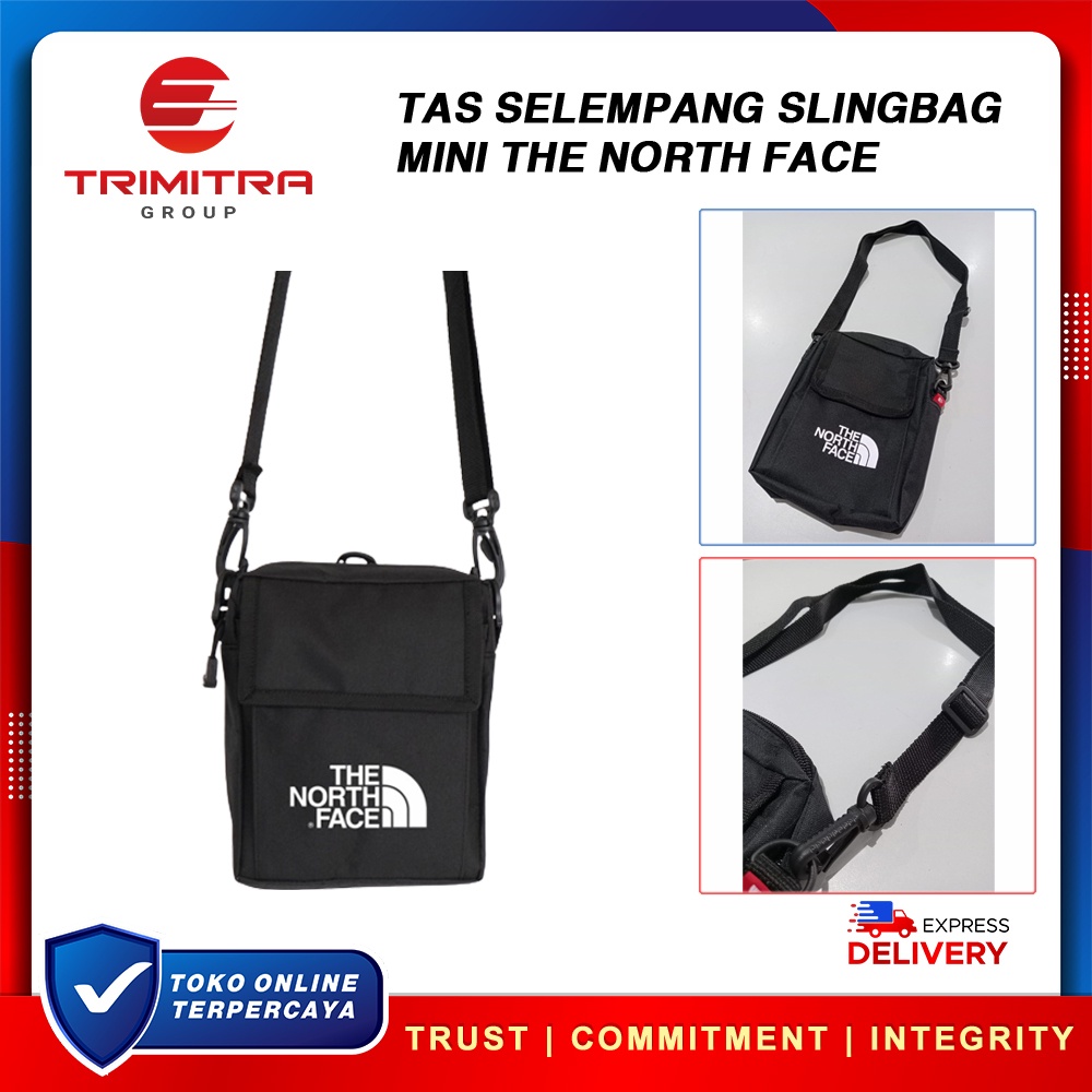 Jual Tas Selempang The North Face Pria Wanita Sling Bag Termurah Terbaik The North Face Black Shopee Indonesia