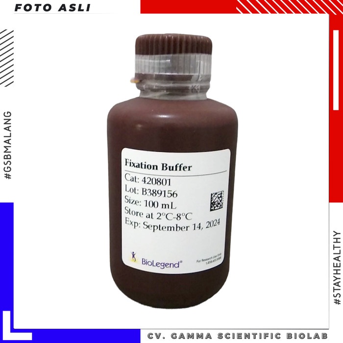 Jual Fixation Buffer (420801) - 100ML - Biolegend | Shopee Indonesia