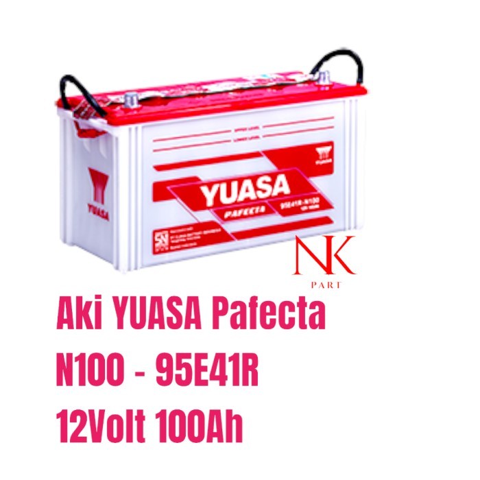 Jual Aki Accu Mobil dan Genset Yuasa N100 Basah 12v 100Ah Original
