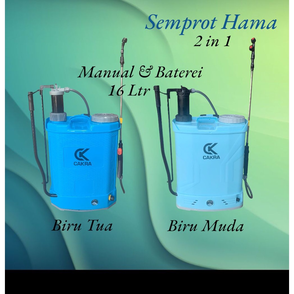 Jual Sprayer Elektrik Manual Disinfektan Alat Semprot Hama 16 LTR 16L ...