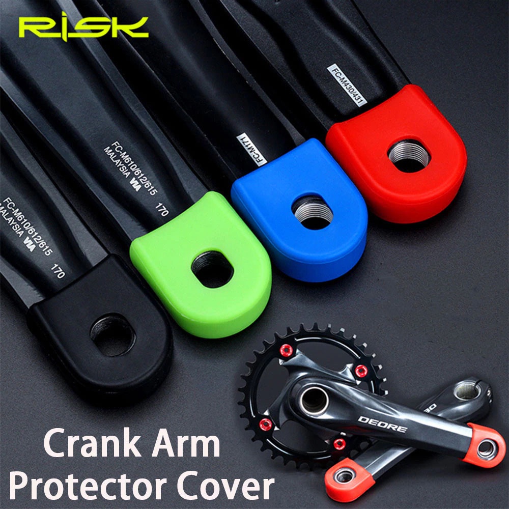 Jual RISK Cover Pelindung Crank Sepeda Silicone Bicycle Arm Protector ...