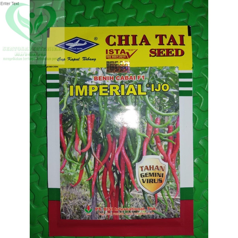 Jual Benih Cabe Besar Hibrida F1 Imperial Ijo Isi 10gr Dari Cap Kapal