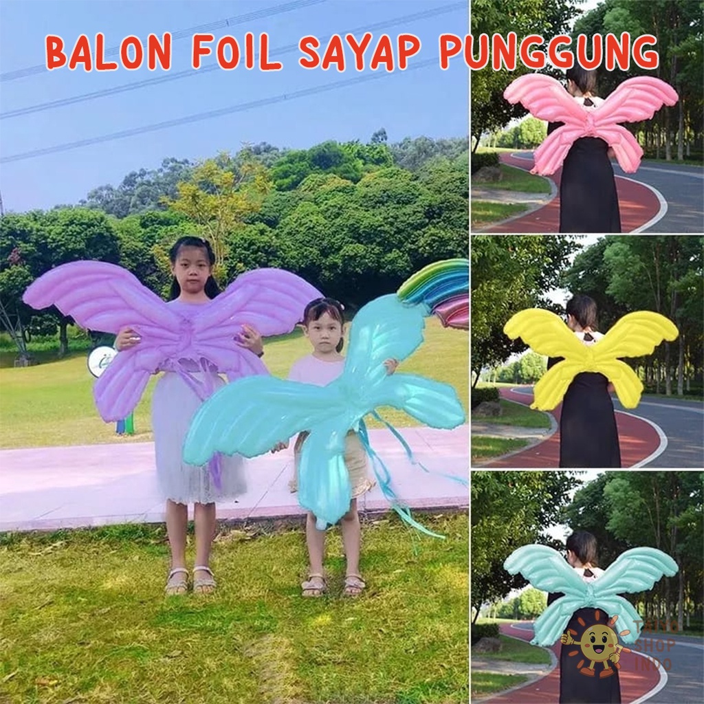 Jual TAIYO Balon Foil Sayap Kupu Kupu Butterfly Peri Fairy Wings