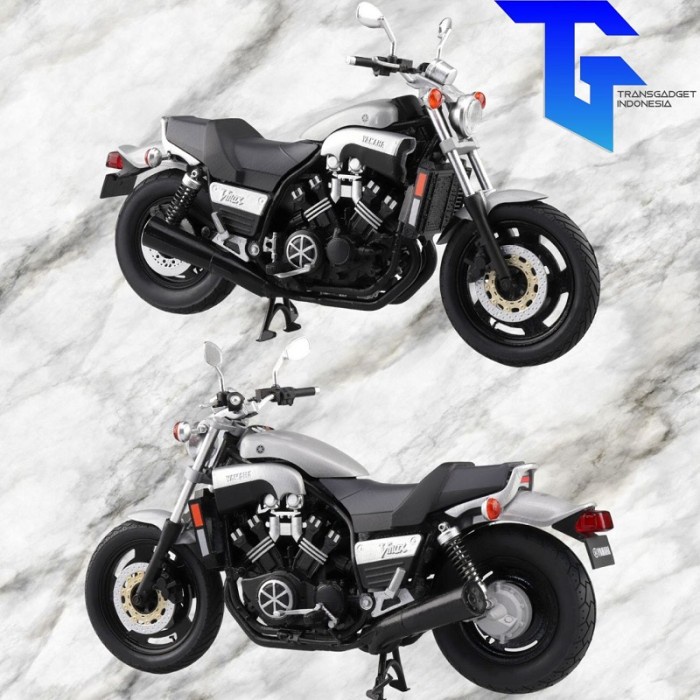 Maquette Aoshima Yamaha Vmax – 1/12, Diecast Rouge, Modèle 109618 (occasion)