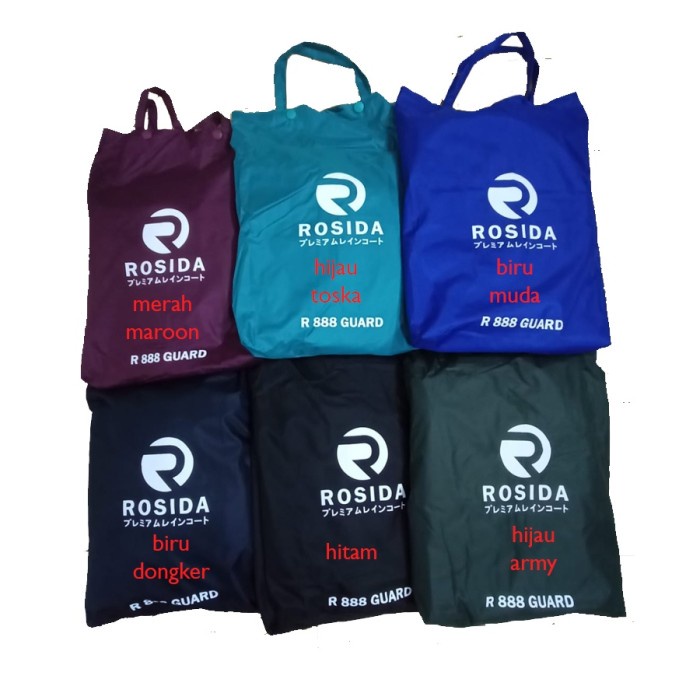 Jual Jas Hujan Rosida Sporty Jas Hujan Keren Tebal dan Nyaman | Shopee ...
