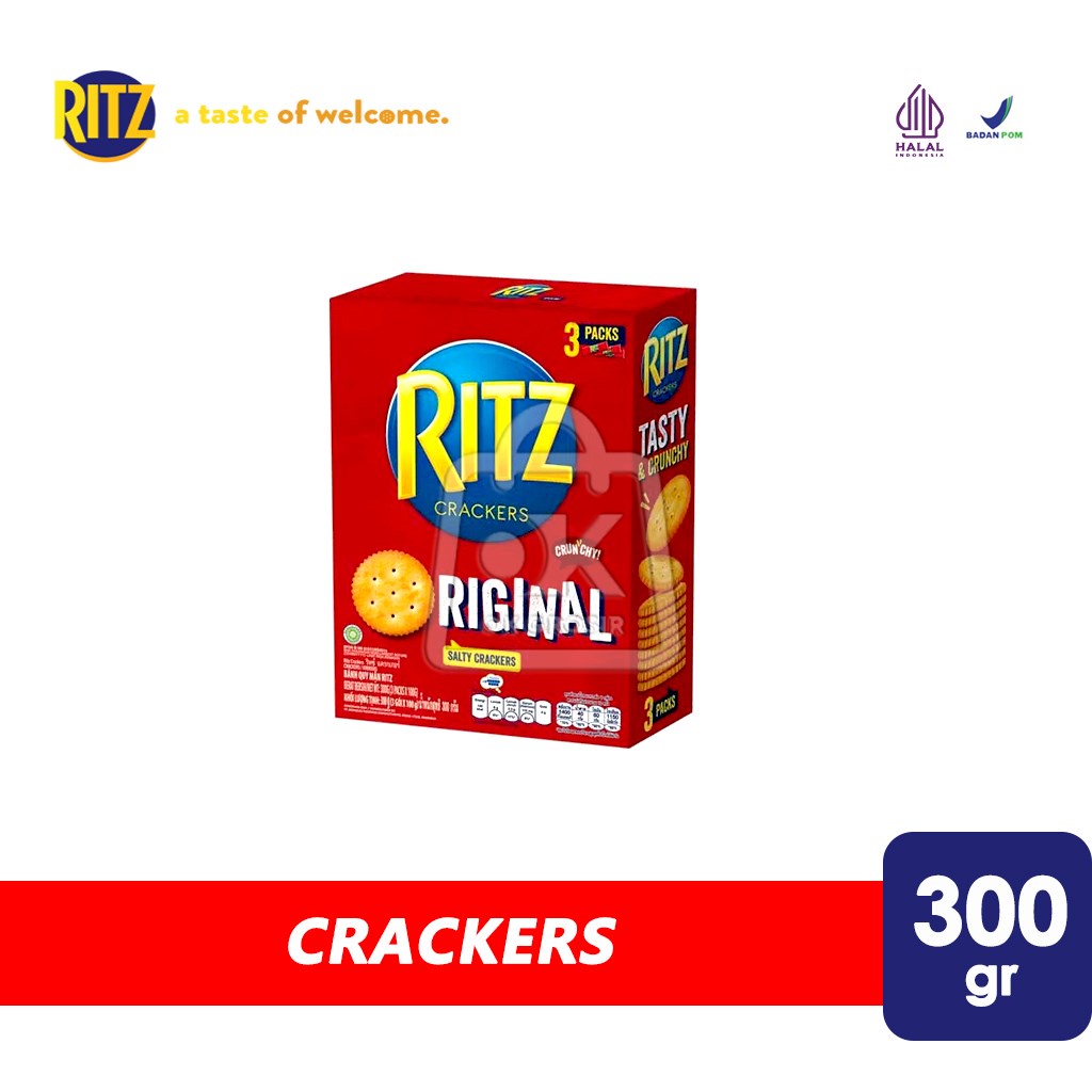 Jual Biskuit RITZ Krakers Biscuit Cracker (BOX 300gr) | Shopee Indonesia