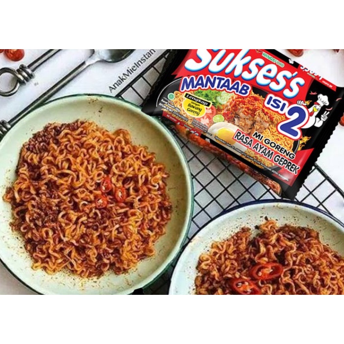 Jual Mie Goreng Instan Sukses Rasa Ayam Geprek Isi Original Shopee Indonesia