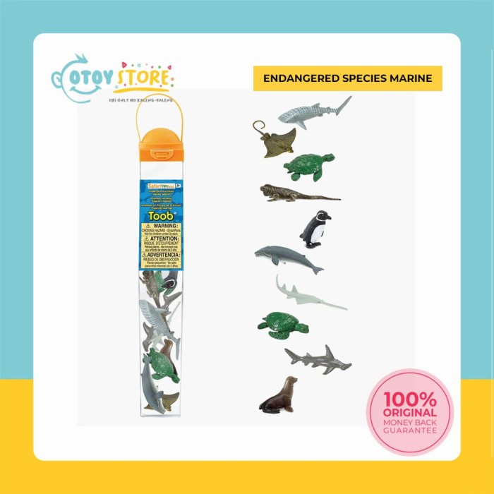 Figurines Animaux Marins Bébé Sea Life - Toob Safari Ltd - Jeu éducatif Pour Enfants 3 Ans Et +